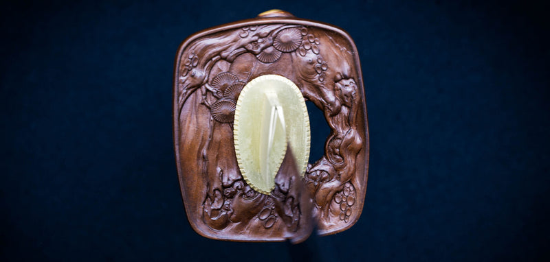 Dragon King Pine Crane Wakizashi