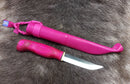 Wood Jewel Pink Knife
