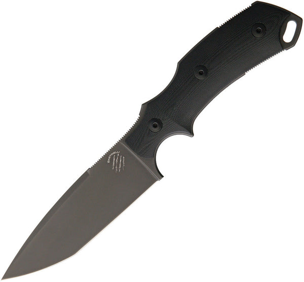 Bastinelli Creations RED V2 Fixed Blade Black PVD