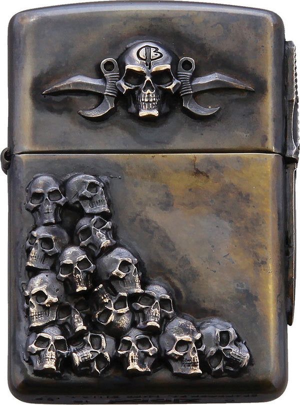 Bastinelli Creations Skulls Zippo Lighter Double