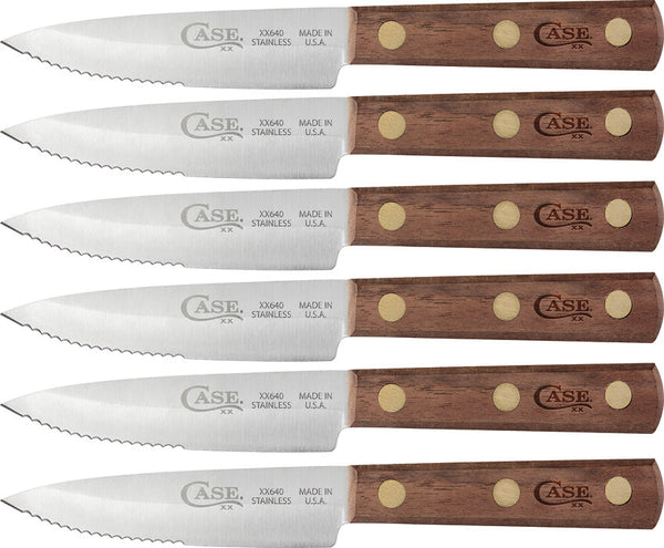Case Cutlery Steak Knife Set Walnut