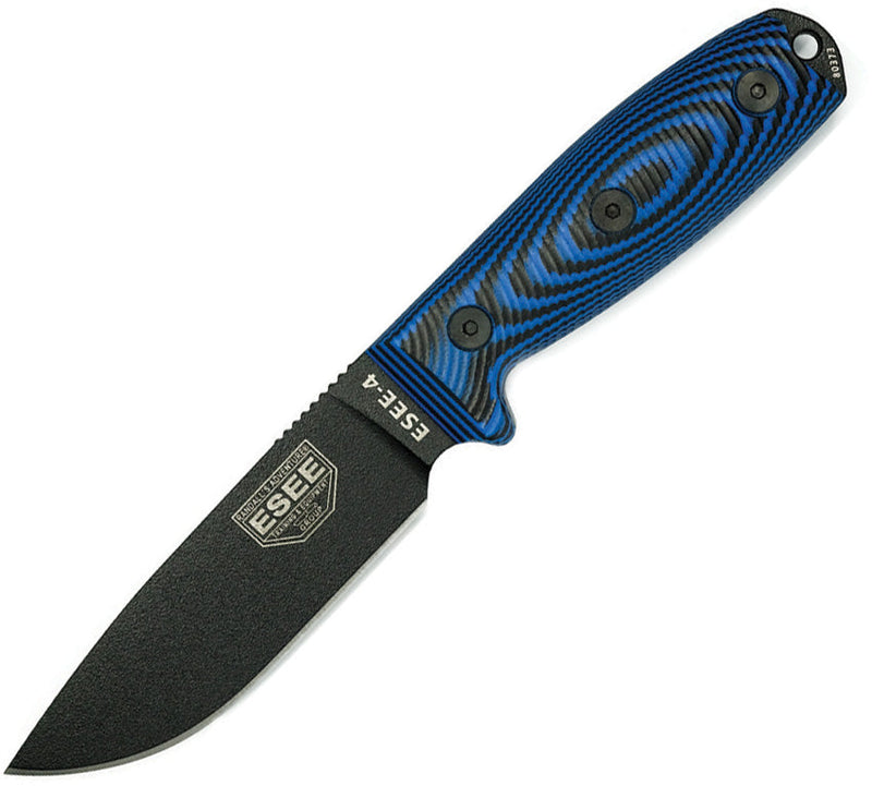 ESEE Model 4 3D Fixed Blade Blue
