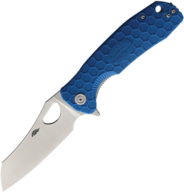 Honey Badger Knives Lg Warncleaver Linerlock Blue