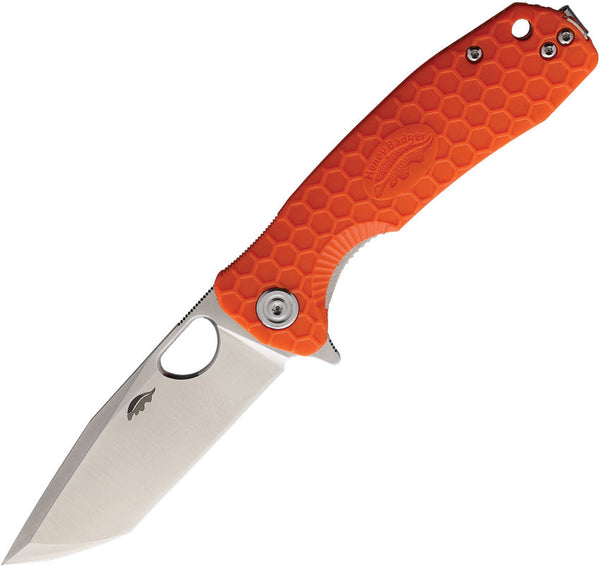 Honey Badger Knives Medium Linerlock Tanto Orange