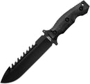 Halfbreed Blades Large Survival Knife Black