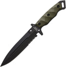 Halfbreed Blades Medium Infantry Knife BLK ODG