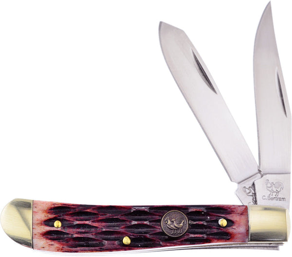 Hen & Rooster Small Trapper Red Bone