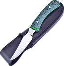 Hen & Rooster Caper Antique Green Bone