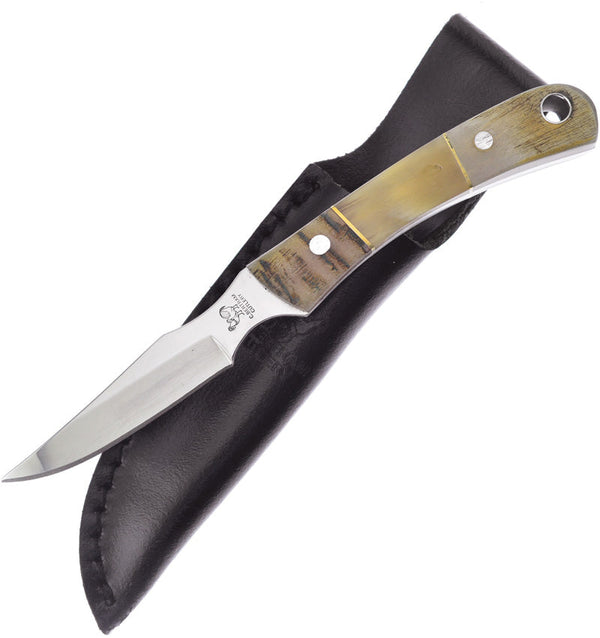 Hen & Rooster Fixed Blade Horn