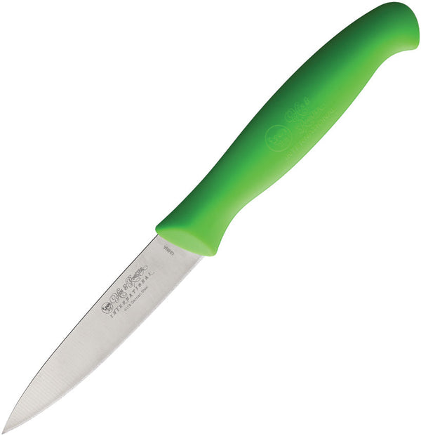 Hen & Rooster Paring Knife Green