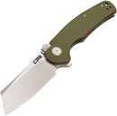 CJRB Crag Linerlock Green D2