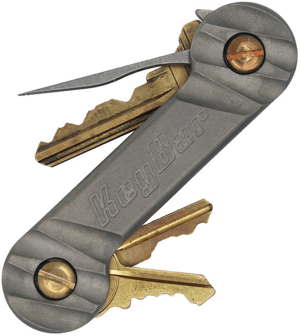 KeyBar KeyBar Carved Titanium
