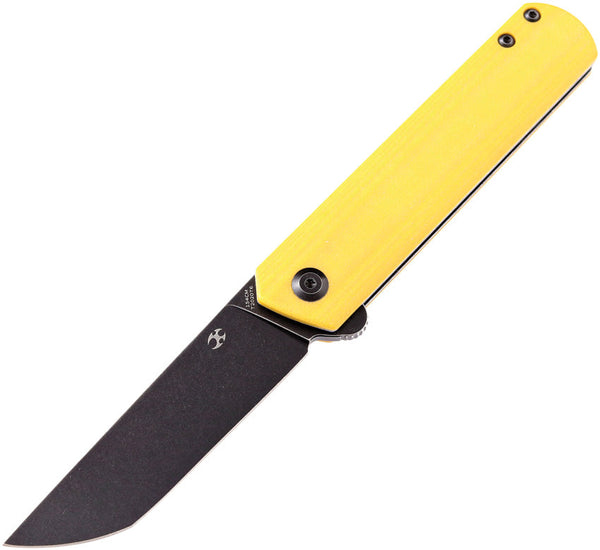 Kansept Knives Foosa Folder Yellow G10