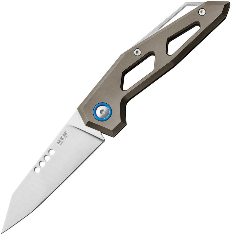 MKM-Maniago Knife Makers Edge Folder Titanium Bronze