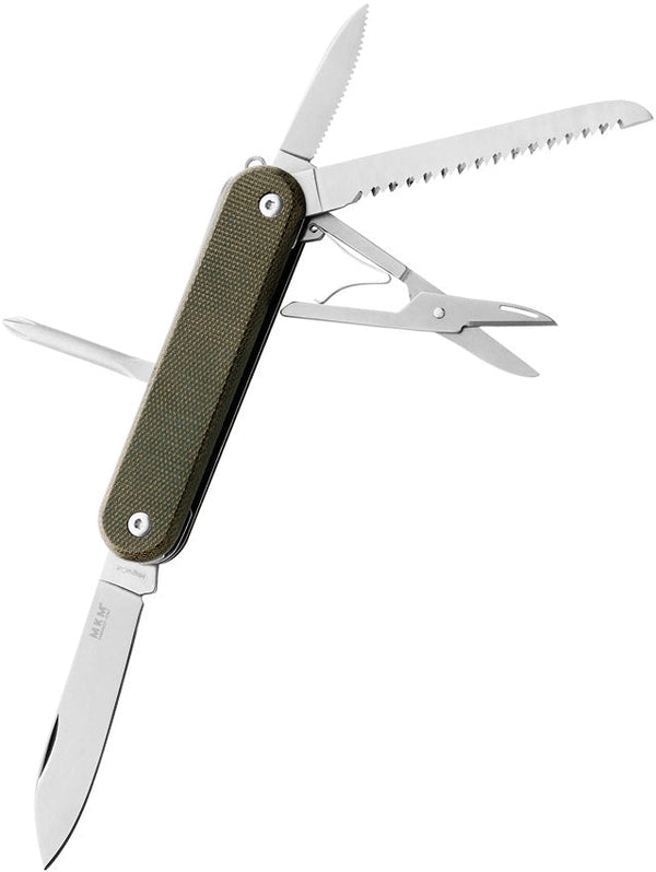 MKM-Maniago Knife Makers Malga 5 Multipurpose Knife Grn