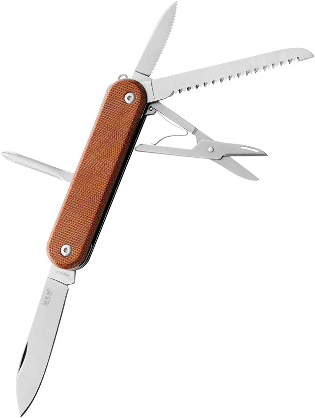 MKM-Maniago Knife Makers Malga 5 Multipurpose Knife Nat