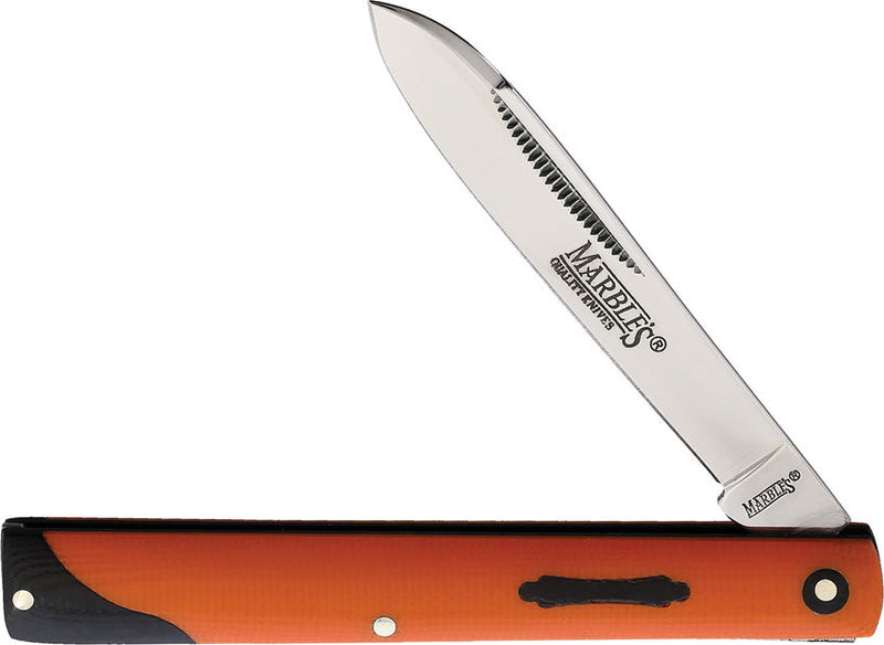Marbles Doctor's Knife Orange G10