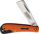 Marbles Folding Razor Orange G10