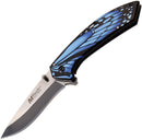 MTech Butterfly Framelock A/O Blue