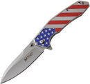 MTech American Flag Linerlock A/O
