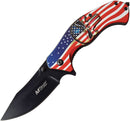 MTech American Flag Linerlock A/O