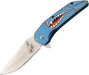 MTech Lady Luck Linerlock A/O Blue