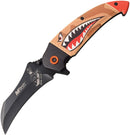 MTech Shark Linerlock A/O Tan