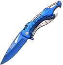 MTech Linerlock Blue A/O