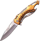 MTech Linerlock Gold A/O