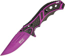 MTech Linerlock Black/Purple A/O