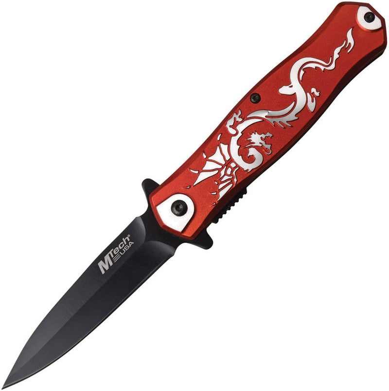 MTech Dragon Linerlock A/O Red