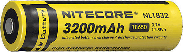 Nitecore Rechargable 18650 Battery 3200