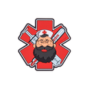 Helikon-Tex "Beardman MEDIC" Patch - PVC - Red