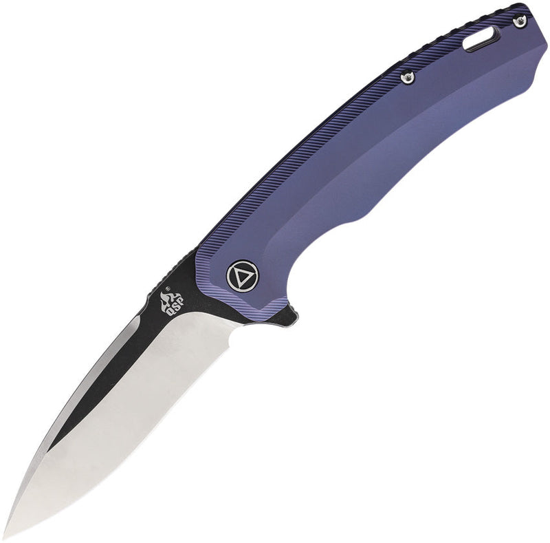 QSP Knife Woodpecker Framelock Purple