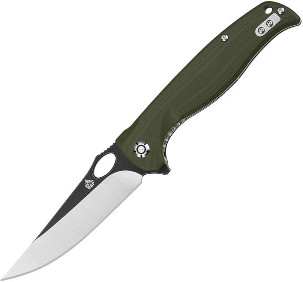 QSP Knife Gavial Linerlock Green G10