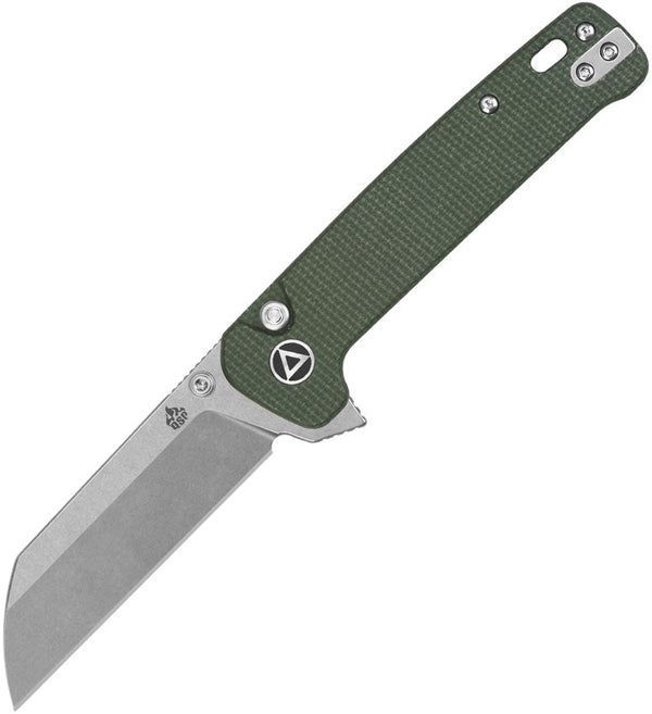 QSP Knife Penguin Button Lock Green