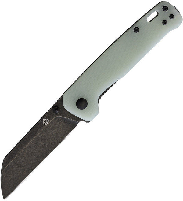 QSP Knife Penguin Linerlock Blk Jade G10