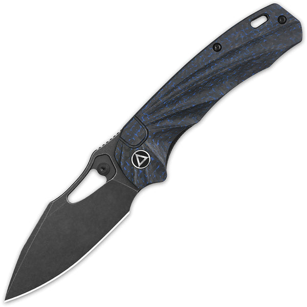 QSP Knife Hornbill Linerlock Blue CF