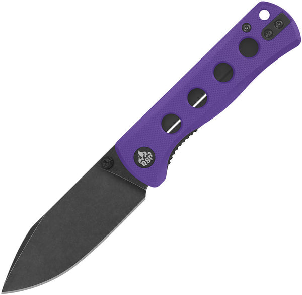 QSP Knife Canary Linerlock Purple G10