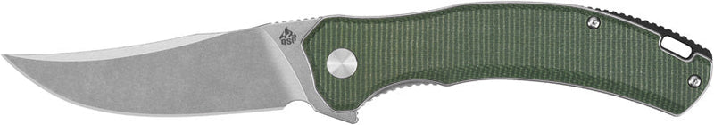 QSP Knife Walrus Linerlock Green