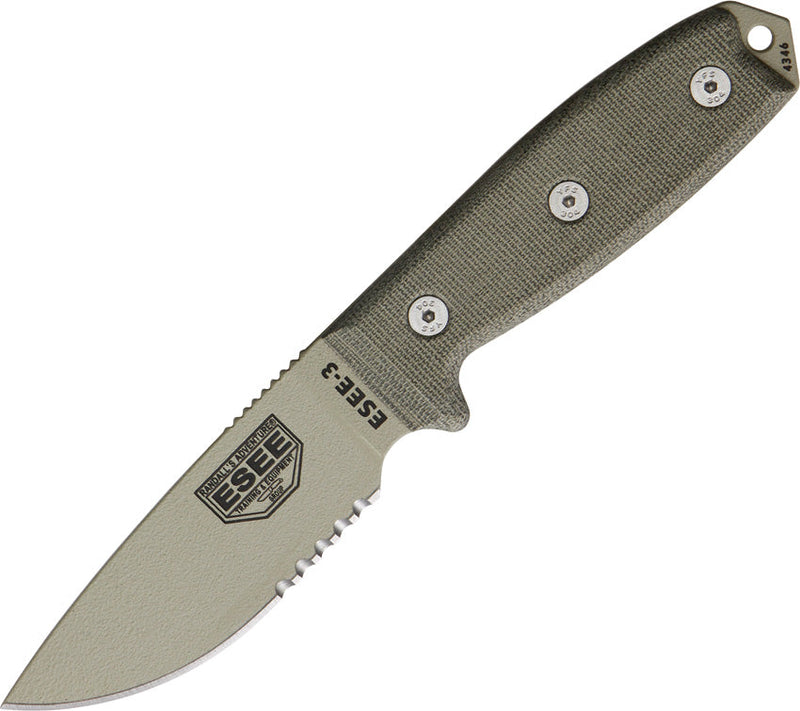 ESEE Model 3 Desert Tan Blade