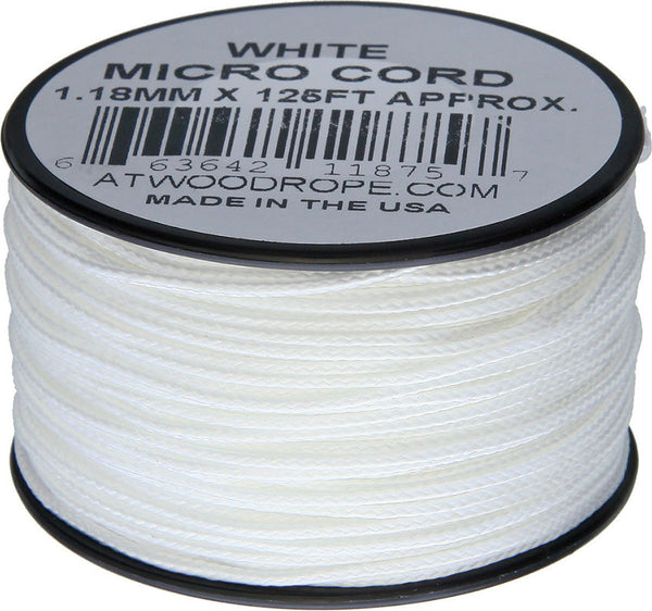 Atwood Rope MFG Micro Cord 125ft White