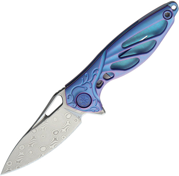 Rike Knife Hummingbird Framelock Blue