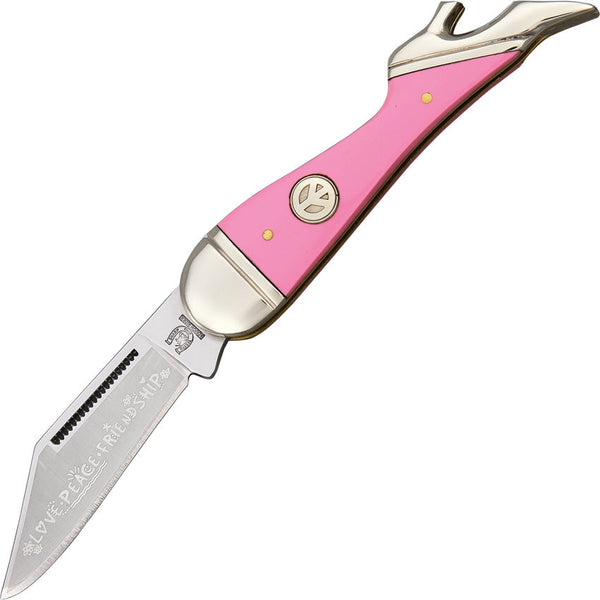 Rough Ryder Pink Small Leg Knife
