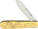 Rough Ryder Cowboy Knife Brass