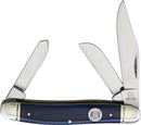 Rough Ryder Stockman Blue Smooth Bone