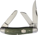Rough Ryder Sowbelly Green Micarta Brushed