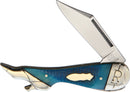 Rough Ryder Black and Blue Leg Knife