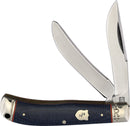 Rough Ryder Denim Micarta Bow Trapper