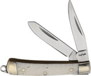 Rough Ryder Mini Trapper White Bone